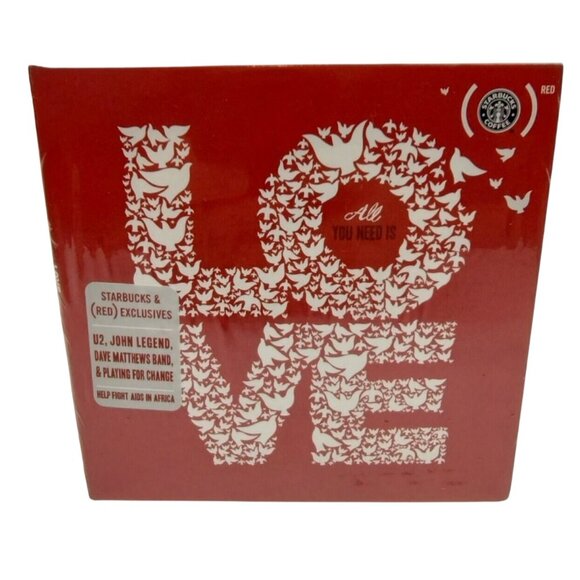 All You Need Is Love Starbucks Various Artists CD U2 Dave Matthews John Legend - Picture 1 of 2